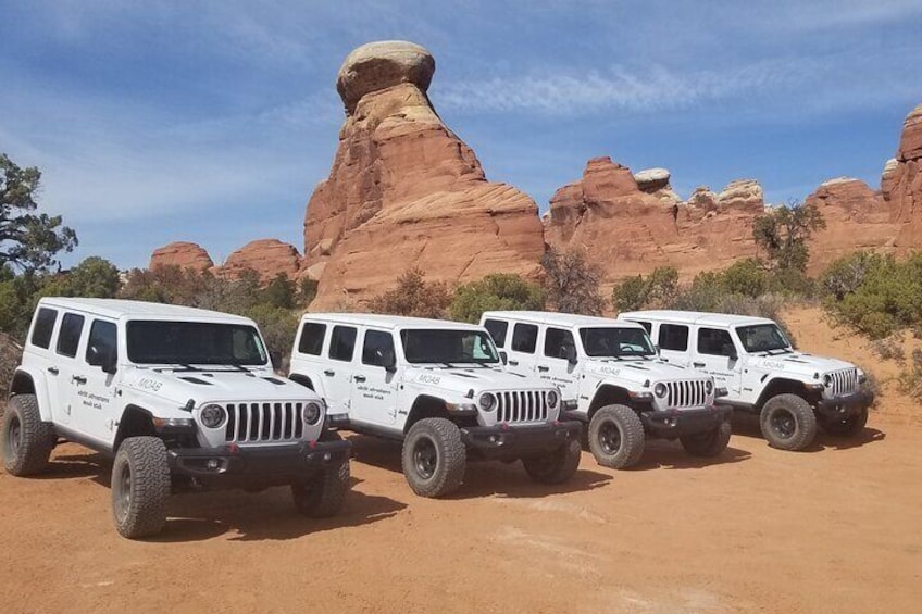 Arches National Park Backcountry 4x4 Half-Day Tour
