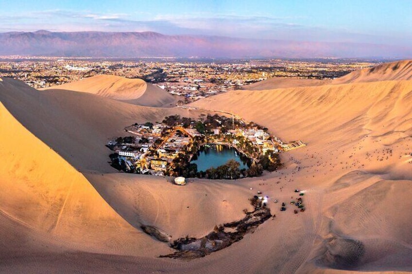 Huacachina Oasis & Mini-Galapagos! Most reviewed company in Peru! Luxury buses!
