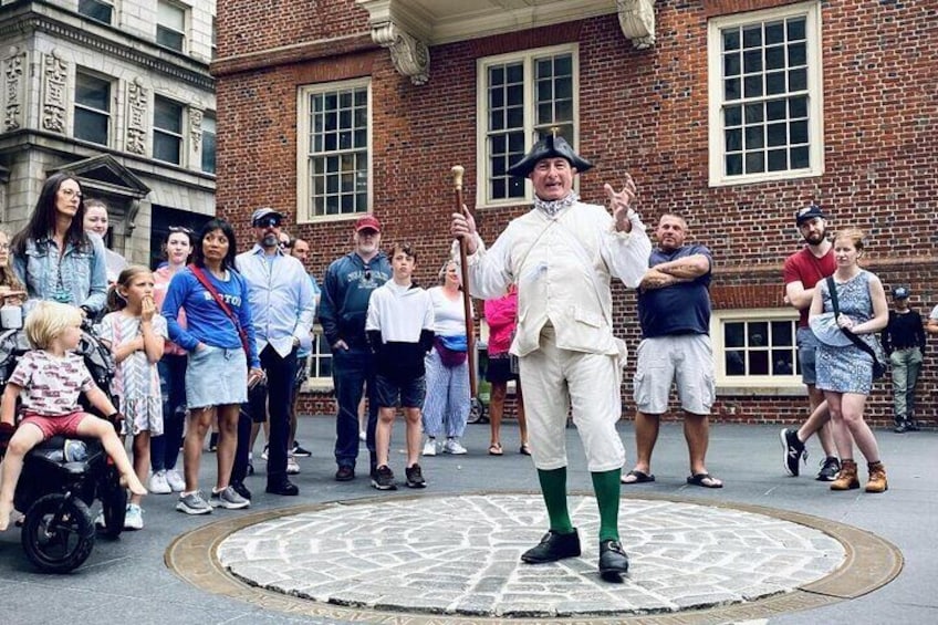 Boston Freedom Trail Walking Tour with Costumed Guide