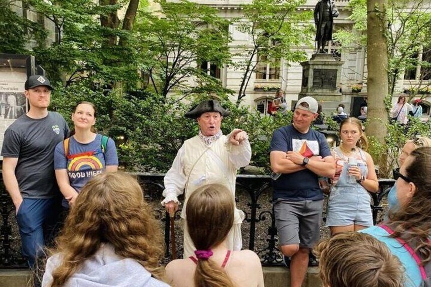 Boston Freedom Trail Walking Tour with Costumed Guide