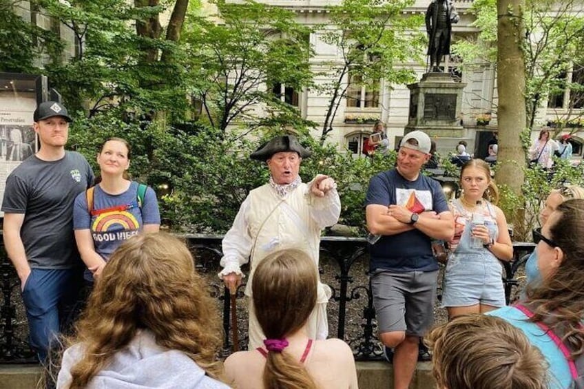 Boston Freedom Trail Walking Tour with Costumed Guide