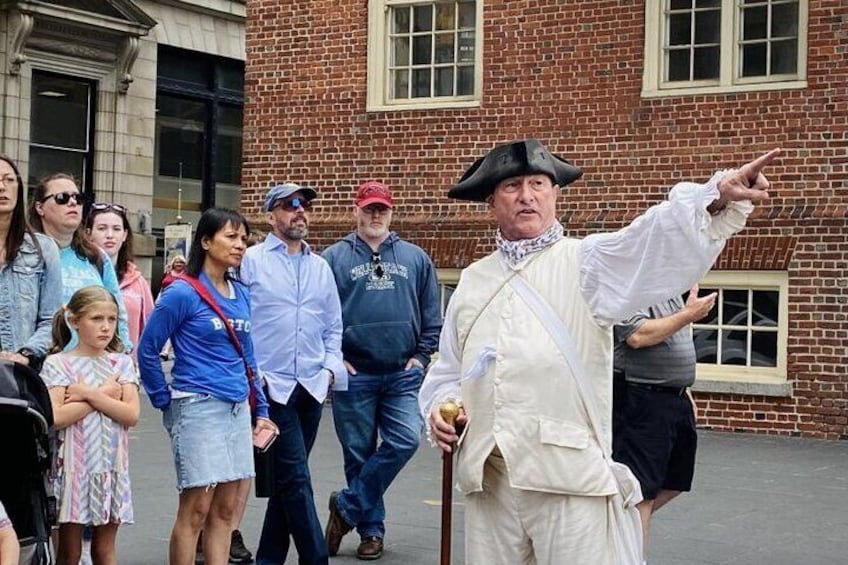 Boston Freedom Trail Walking Tour with Costumed Guide