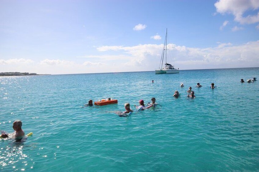 Floating Bar in Meads Bay