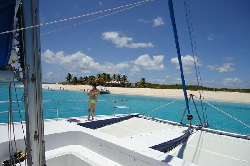 Prickly Pear Day Sail and Snorkel from St Maarten