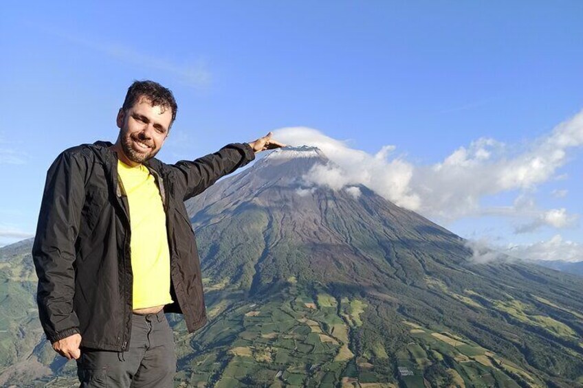 Tungurahua active Volcano in Ecuador