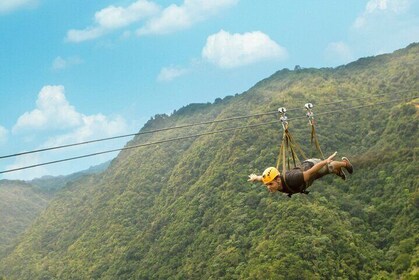 The Beast Zipline at Toroverde Adventure Park in Puerto Rico