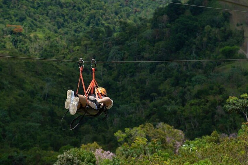 The Beast Zipline at Toroverde Adventure Park in Puerto Rico
