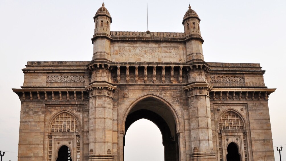 An ancient stone gate in Mumbai