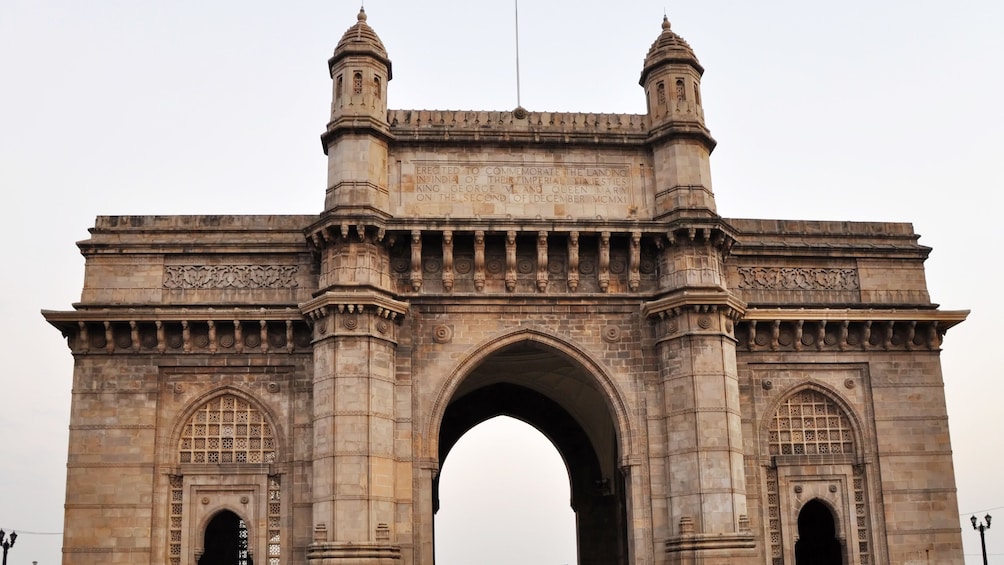 An ancient stone gate in Mumbai