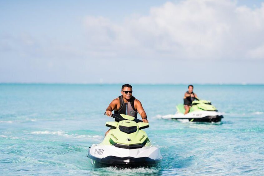 Jet Ski is one of the best ways to fully discover Bora Bora’s lagoon