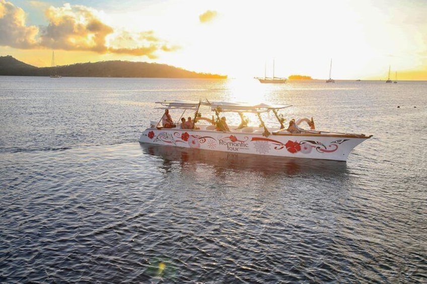 Sunset in Bora Bora