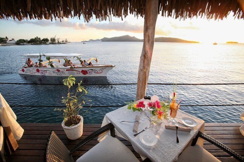 Bora Bora Sunset Cruise and Dinner at St James Restaurant