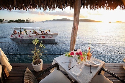 Bora Bora crociera al tramonto con cena presso il ristorante St James