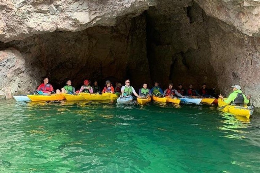 Emerald Cave Kayak Tour with Optional Las Vegas Pickup