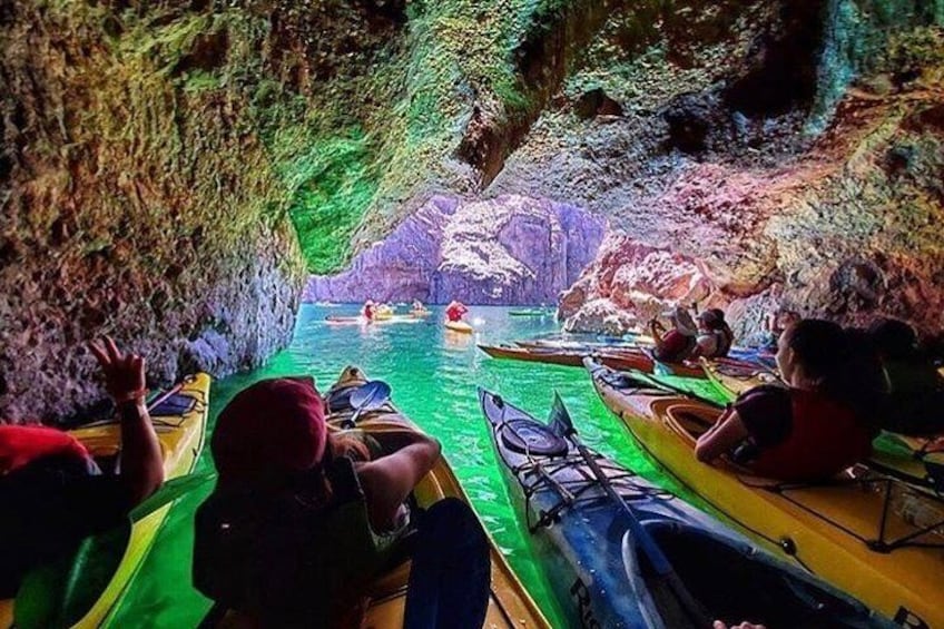 Emerald Cave Kayak Tour with Optional Las Vegas Pickup