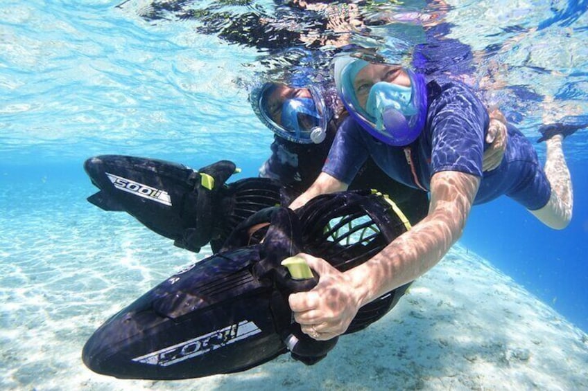 Sea Scooter Jet snorkeling "Moorea Reef Adventure"