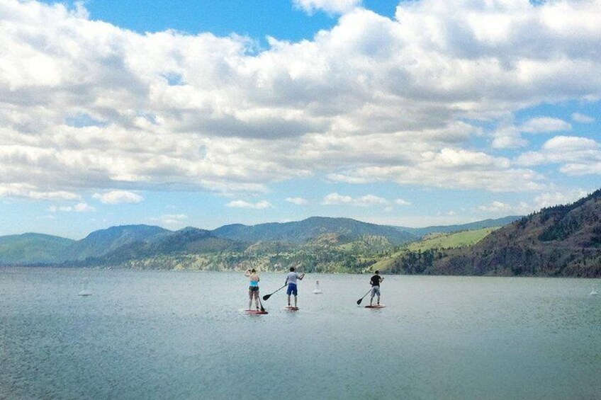 Go paddleboarding in the Okanagan (included)