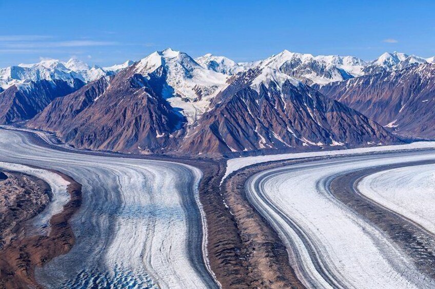 Kluane National Park contains the world's largest non-polar icefield.