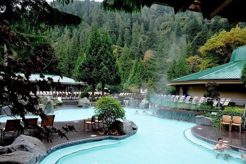 family pool in Harrison hot spring