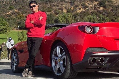 20-minütige private Ferrari-Fahrt: Hollywood Blvd zum Sunset Blvd