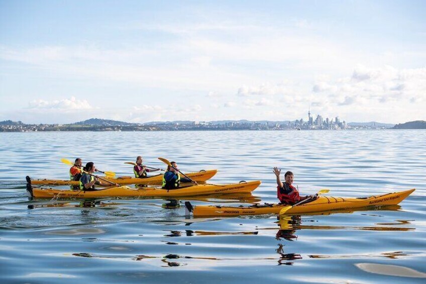 Day sea kayak tour Rangitoto Island