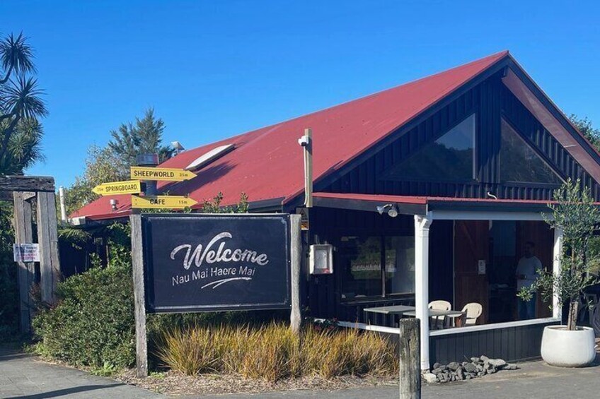 Sheep World Entrance and Cafe