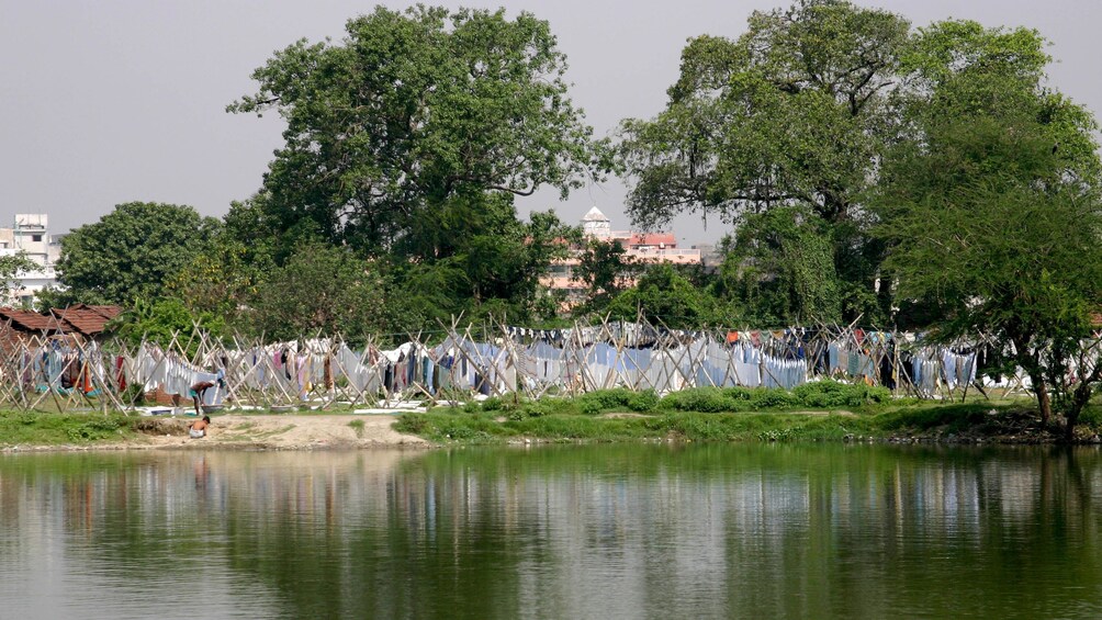 river side view in india