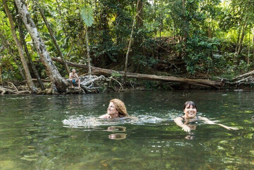 Freshwater swim in the heart of the Daintree Rainforest