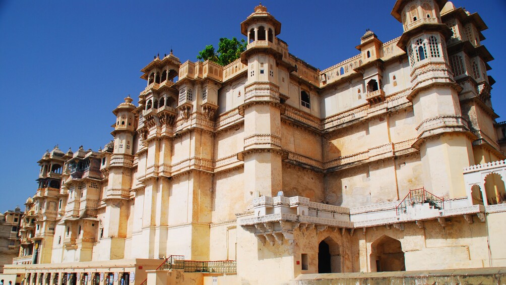 ornate building in india