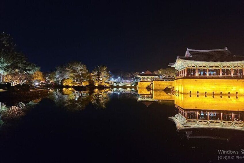 Donggung Palace and Wolji pond in Gyeongju