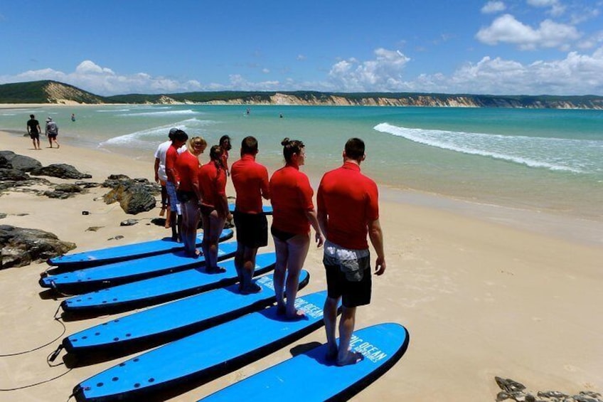 Noosa Surf Lesson Austraila's Longest Wave 4x4 Day Adventure