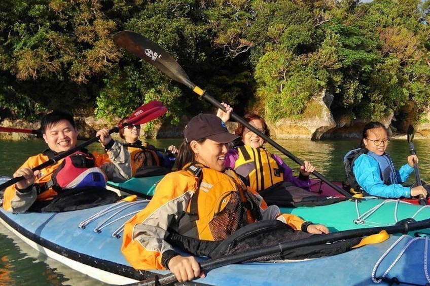 Kayak North Okinawa, customised and private tours