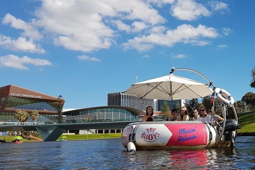 BBQ Buoys for 10p on River Torrens