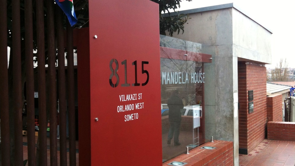 Exterior of Mandela House in Soweto South Africa