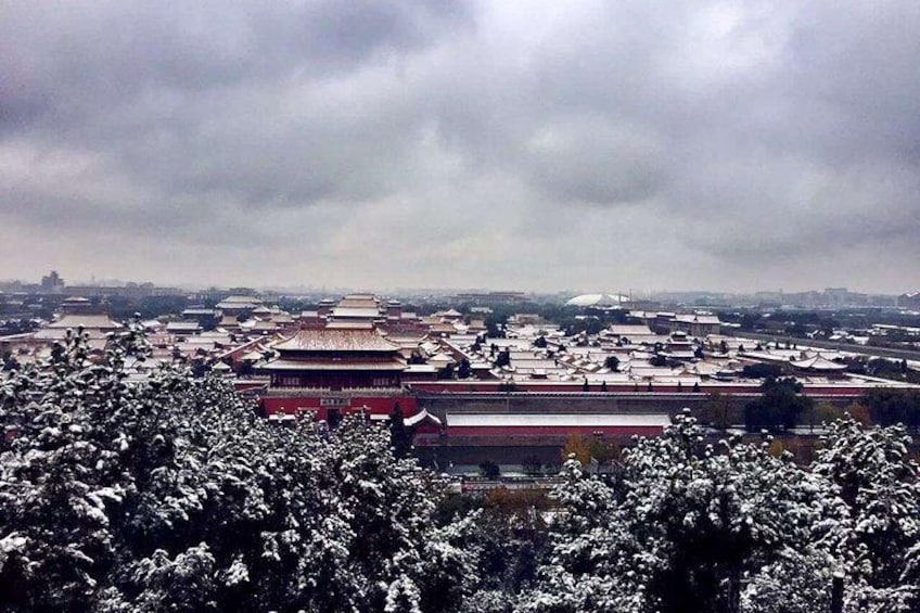 The bird's eye view of Forbidden City