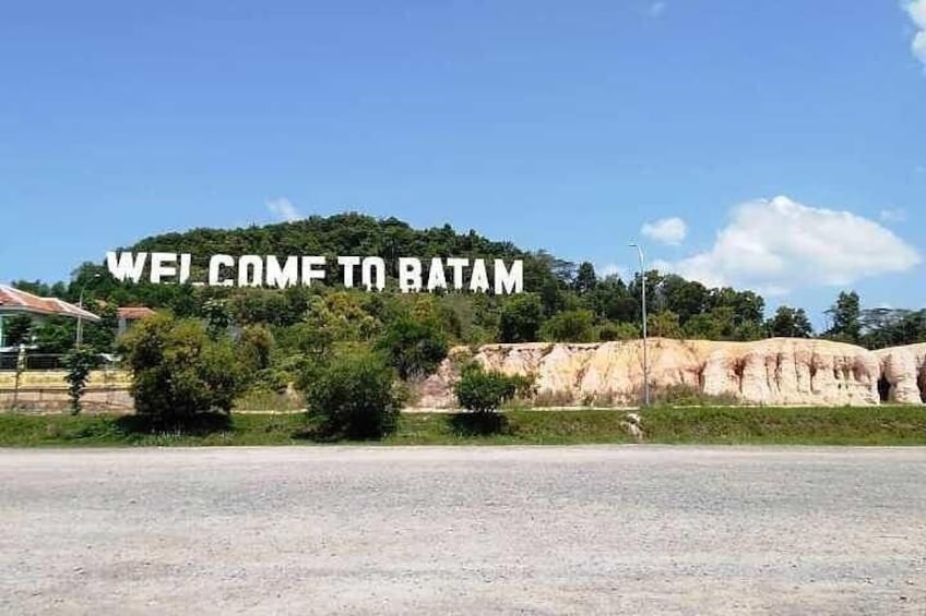 Welcome To Batam Monument, Batam, Indonesia