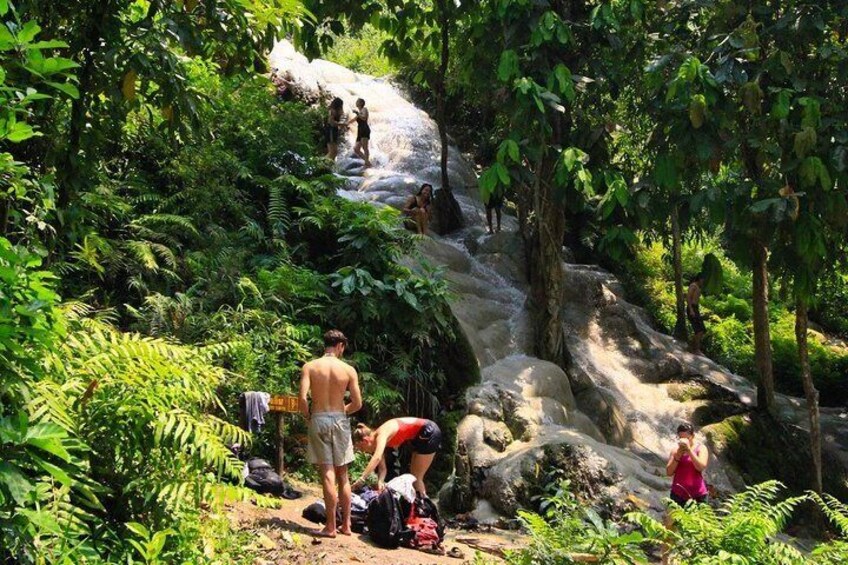 Climb Sticky Waterfall Like a Spiderman