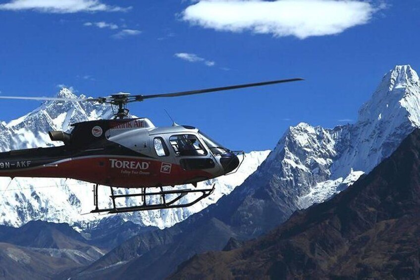 Helicopter in Everest Region