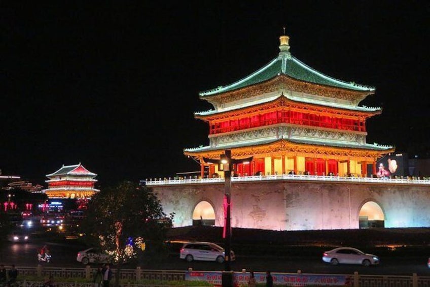 City center at night 