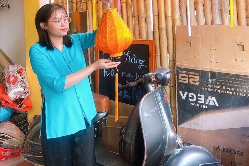 Hoi An Full Lantern Making Class- A special Foldable lantern