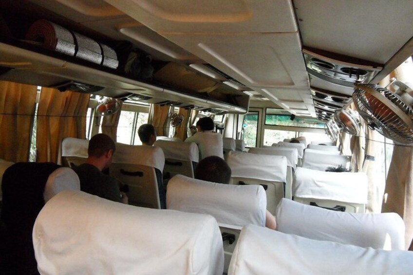 Tourist bus , Interior