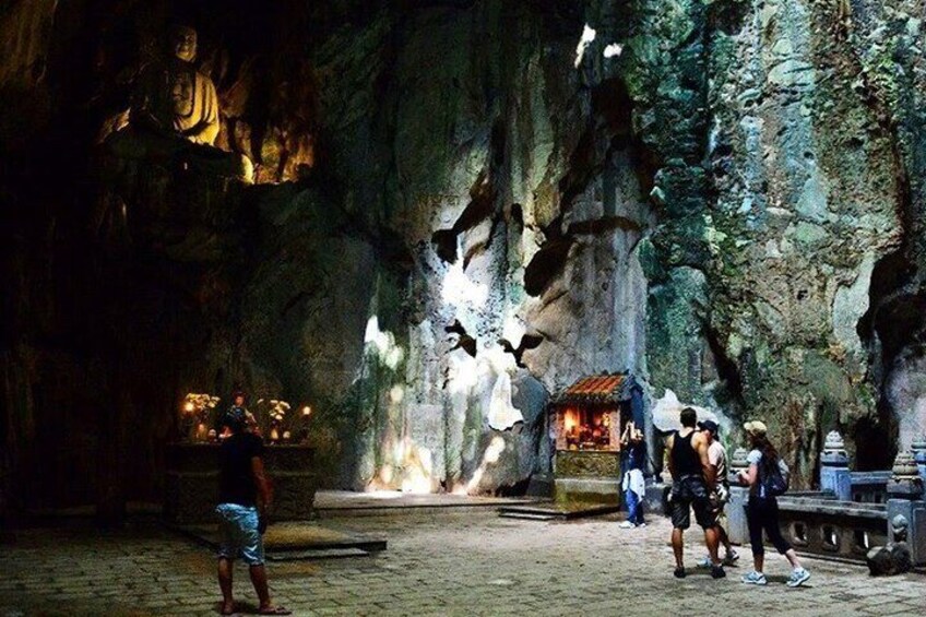 Morning Small group to Marble Mountains - Am Phu Cave - Monkey Mountain 