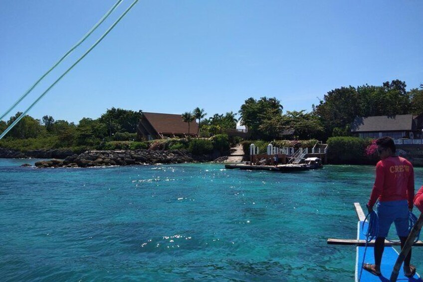 Dep. and Arr. Boat Jetty at Shangri-la