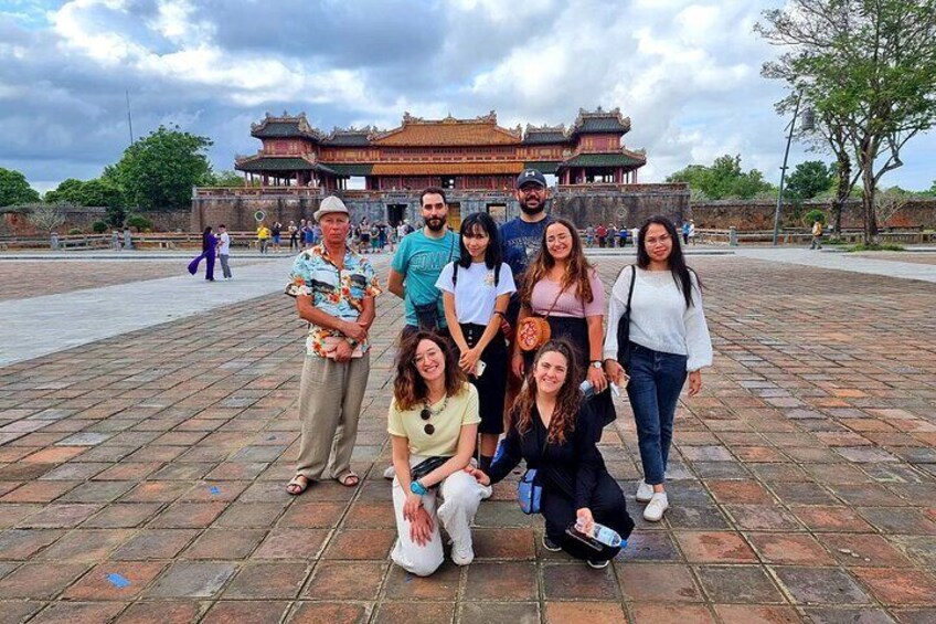 Imperial Citadel in Hue City 
