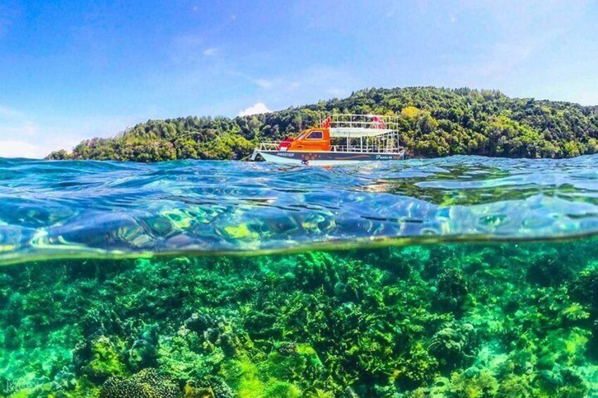 Tunku Abdul Rahman Marine Park is popular destinations for snorkeling, diving, and spending time on the beach