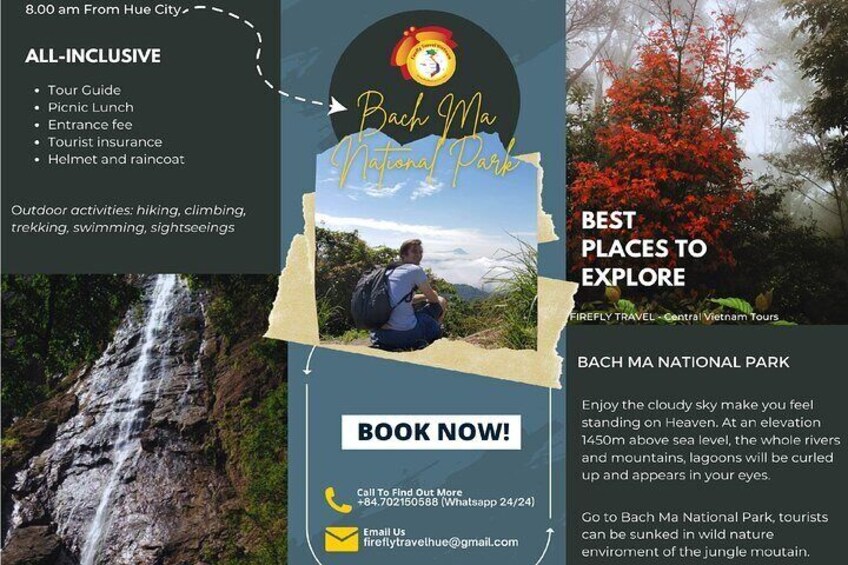 Bach Ma National Park Tour From Hue