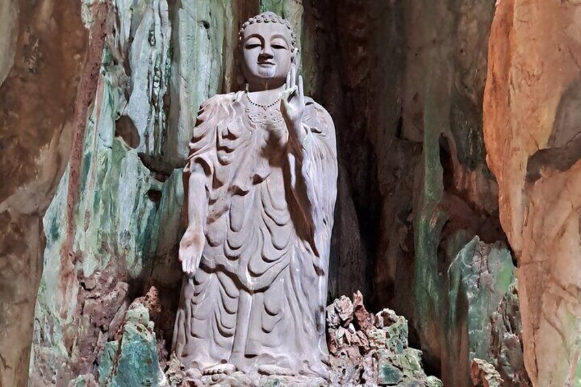 Marble Mountain and Lady Buddha from Hoi An or Da Nang