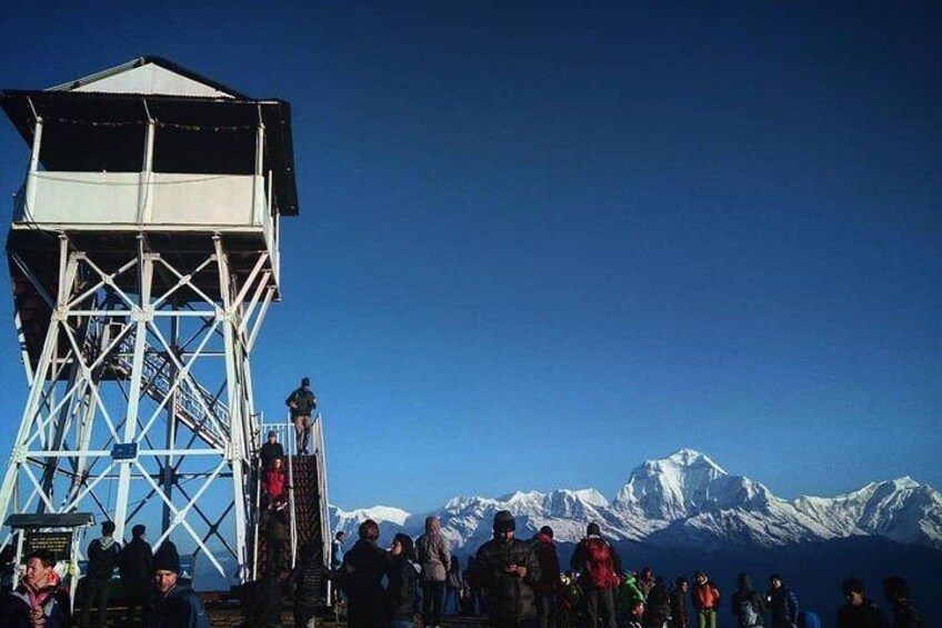 Mt. Dhaulagiri (8,167 m), as seen from Poonhill (3,200 m).