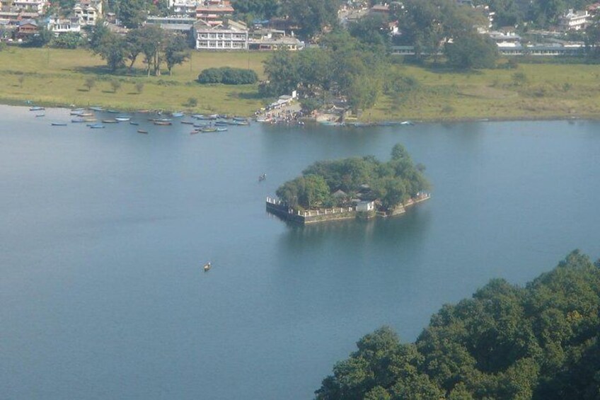Phewa Lake with Barahi Temple