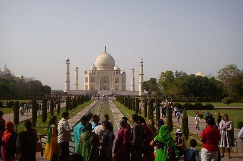 Taj mahal morning view